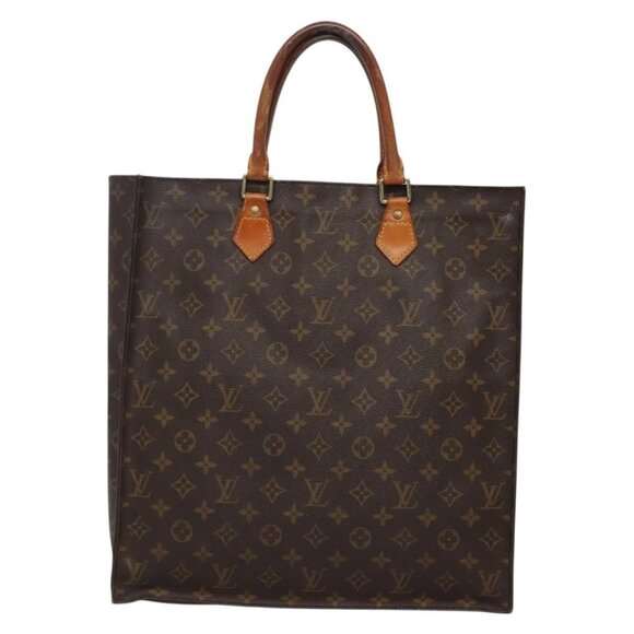 LOUIS VUITTON Monogram Sac Plat Hand Bag M51140 LV Auth 133706 - Picture 3 of 16